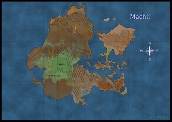 World map of Machii