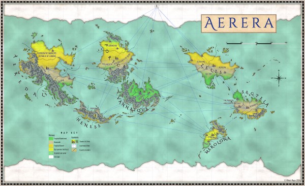 Aerera World Map
