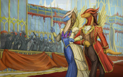 Image titled Royal Power Couple, by SerpentImperius
