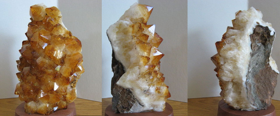 Picture of citrine geode.