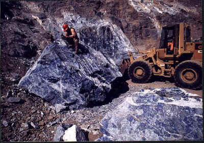 Picture of a lapis quarry.
