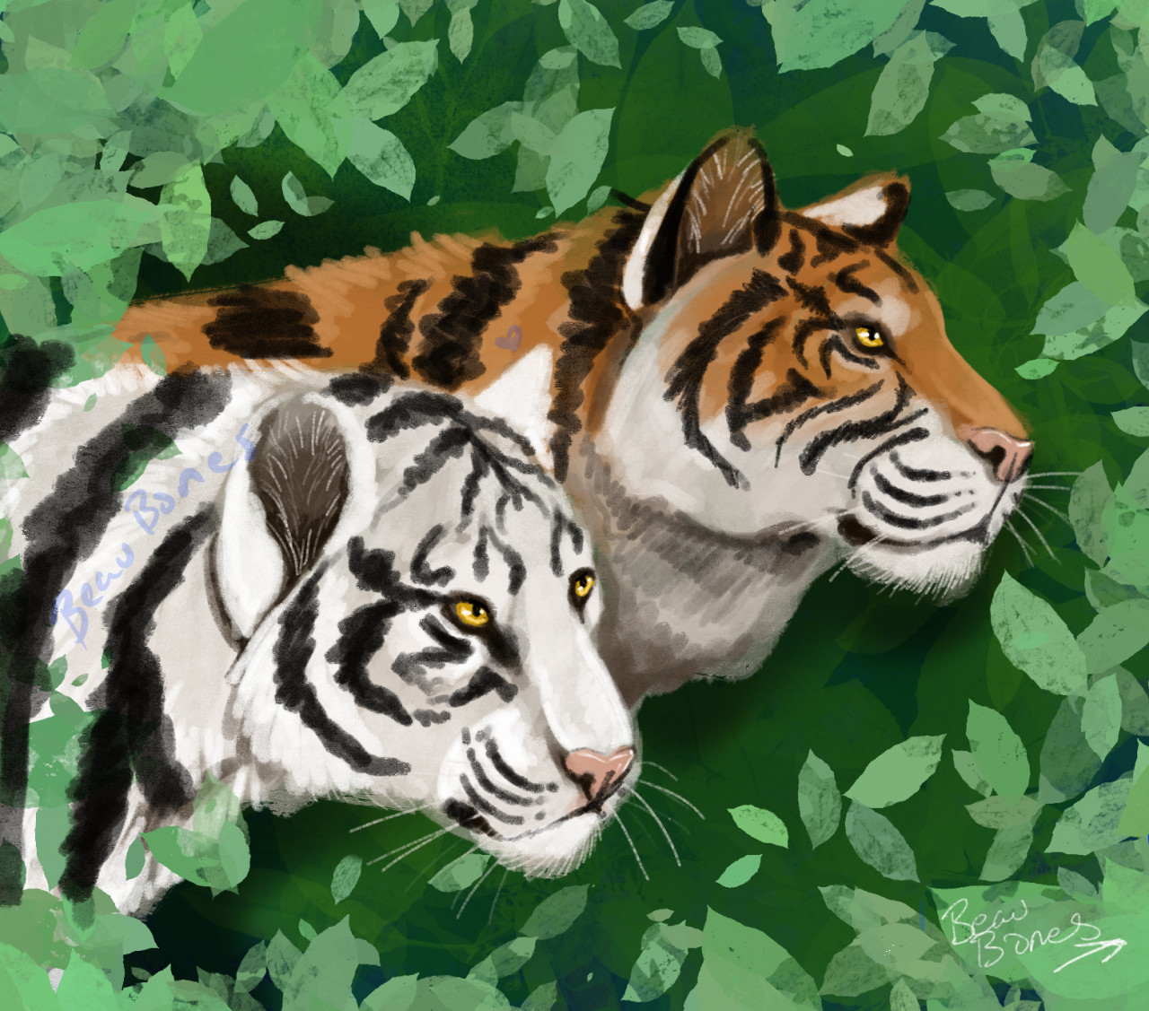 Image titled Tiger (commission). Tiger Eye