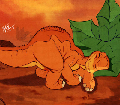 Fanart of Littlefoot from The Land Before Time