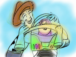 Fanart of Buzz Lightyear from Toy Story.