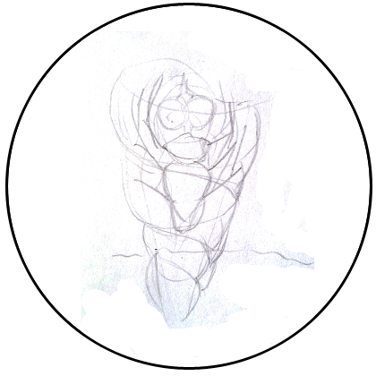 Drawing of # by me